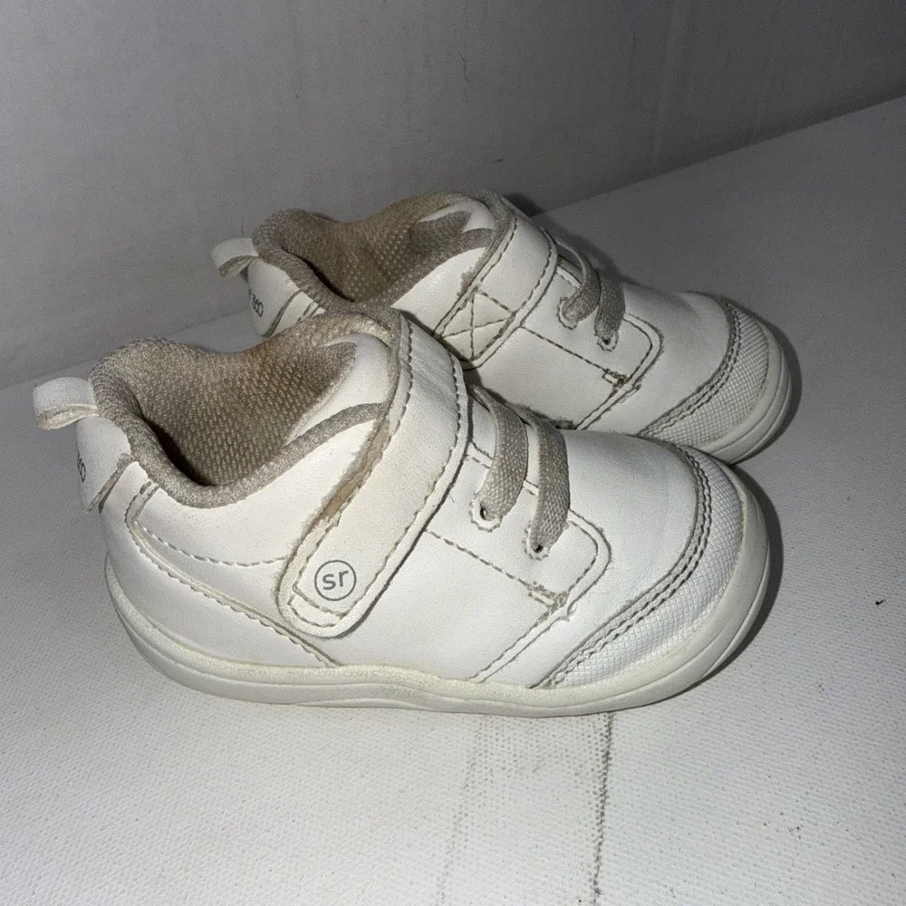 Stride Rite 360 Taye 2.0 Toddler Shoes‎ – Size 4M – White – APMA Approved – Used